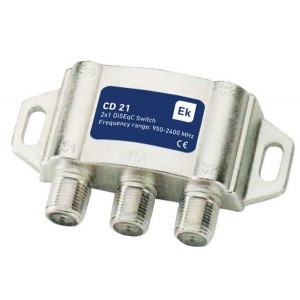 CD 21 - Comutador DiSEqC para 2 LNBs
