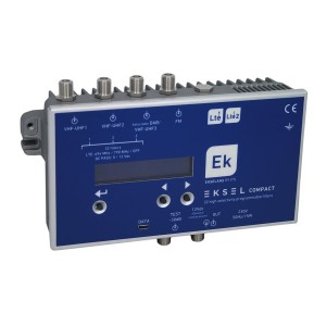 EKSEL COMPACT – Central programável digital com filtros ultra selectivos
