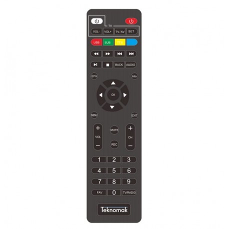 Teknomak TK T2  -Receptor Digital Terreste TDT (DVB-T2) HDMI/SCART 