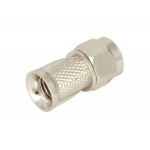 CFR 6 EK   Ficha F com rosca macho com aletas e ring para cabo de 6,6-7,3 mm.