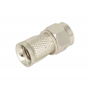 CFR 6 EK   Ficha F com rosca macho com aletas e ring para cabo de 6,6-7,3 mm.