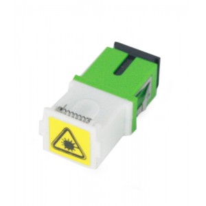 A SCAPC AD - Adaptador SC/APC simplex com tampa antipó