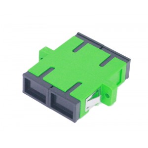 A SCAPC D - Adaptador SC/APC duplex com alhetas de fixação