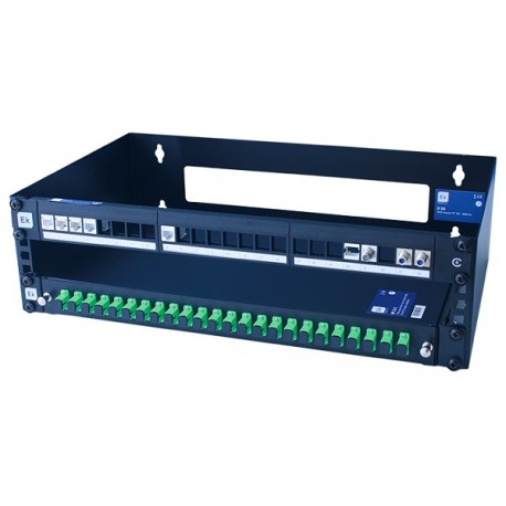 B 3U - Bastidor para parede 19" 3U - 300 mm