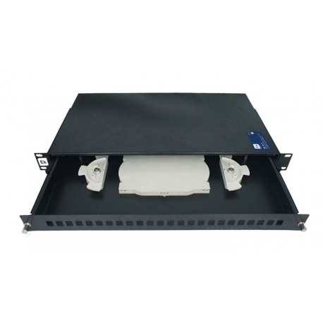 BF 24S - Bandeja telescópica 24p para adaptadores simplex SC / APC