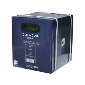 CLU 6 CUD - Cabo LAN  U/UTP Cat-6 Dca s2 d2 a2 CU/cobre LSZH branco
