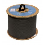 CLUR 6 CU-E - Cabo LAN U/UTP CU CAT6 exterior UV-PE preto CLUR 6 CU-E - Cabo LAN U/UTP CU CAT6 exterior UV-PE preto