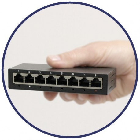 SW8 M 334101  Switch gigabit Ethernet 8 puertos. 10 /100/1000.