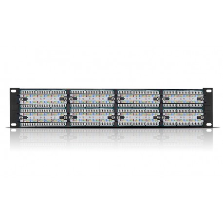 PPC-6-U-48  Painel 19” Keystone CAT 6 com 48 portas RJ45