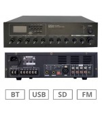 DA-40FA - Amplificador misturador 40W Linha 100V com fontes de áudio BT,USB,SD, FM