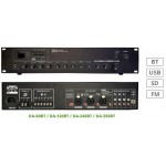 DA-60BT - Amplificadores misturadores com fontes de áudio BT,USB,SD, FM montagem Rack